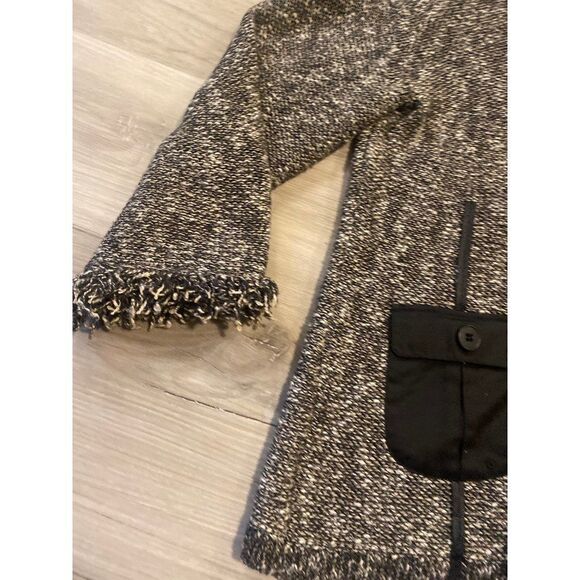 Boss Hugo Boss women's grey/black knit blazer with front pockets size medium - Picture 3 of 10